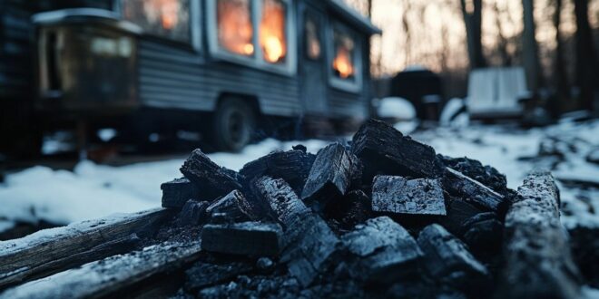 Charbon de bois pour hivernage en mobil home : utilisez-le pour une chaleur optimale