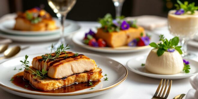 explorez une sélection de recettes savoureuses à base de foie gras, parfaites pour émerveiller vos papilles lors de vos repas gourmands.