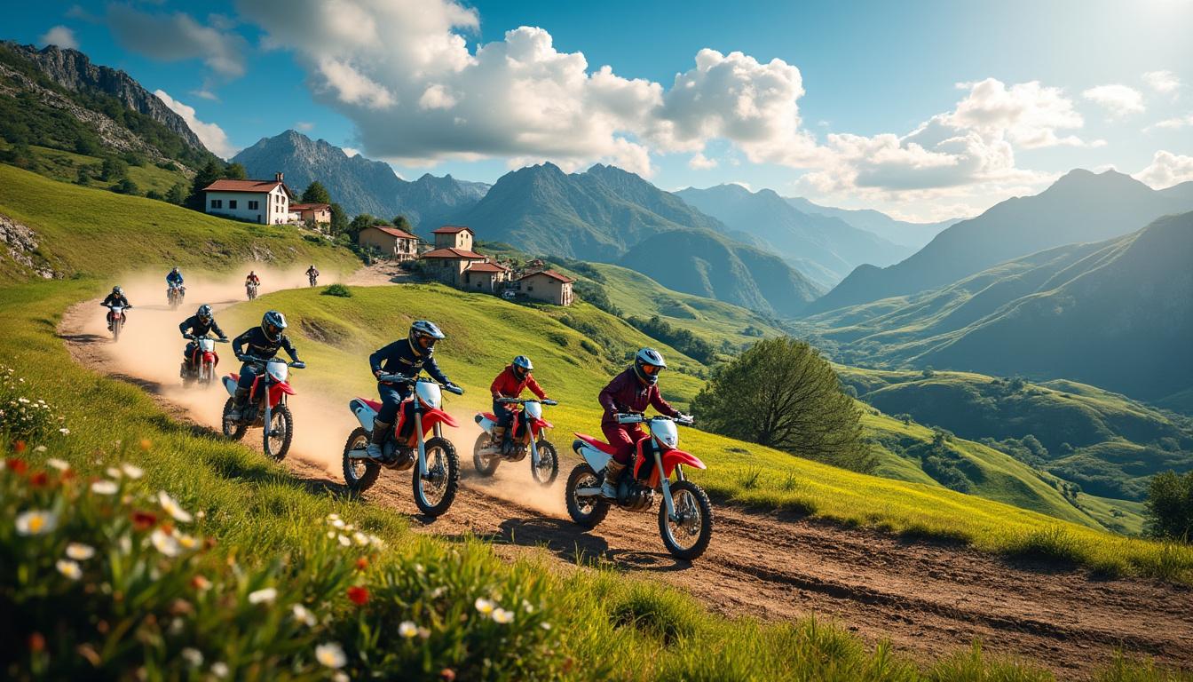 plongez dans l'aventure au cœur du pays basque avec notre école de moto off-road. apprenez à dominer les chemins sauvages tout en découvrant des paysages à couper le souffle. inscrivez-vous dès maintenant pour vivre une expérience inoubliable !