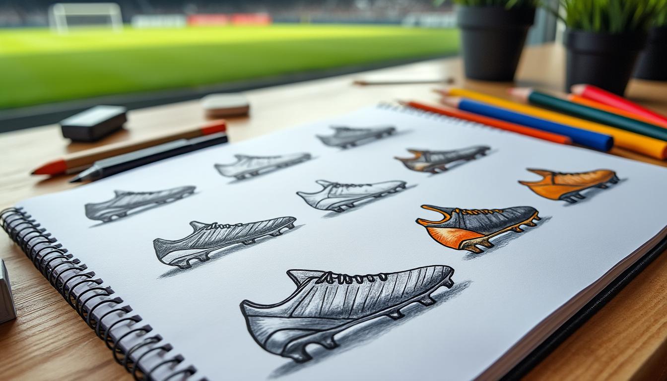 découvrez comment dessiner des crampons de foot facilement et impressionnez vos amis ! suivez nos astuces et techniques simples pour maîtriser cet art et donner vie à vos créations sportives.