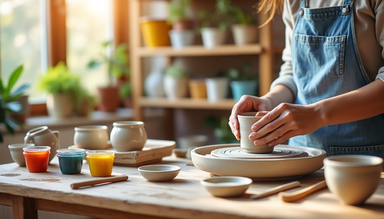 découvrez des idées inspirantes de projets pour débutants en poterie et exprimez votre créativité avec un kit poterie adapté à tous les niveaux.