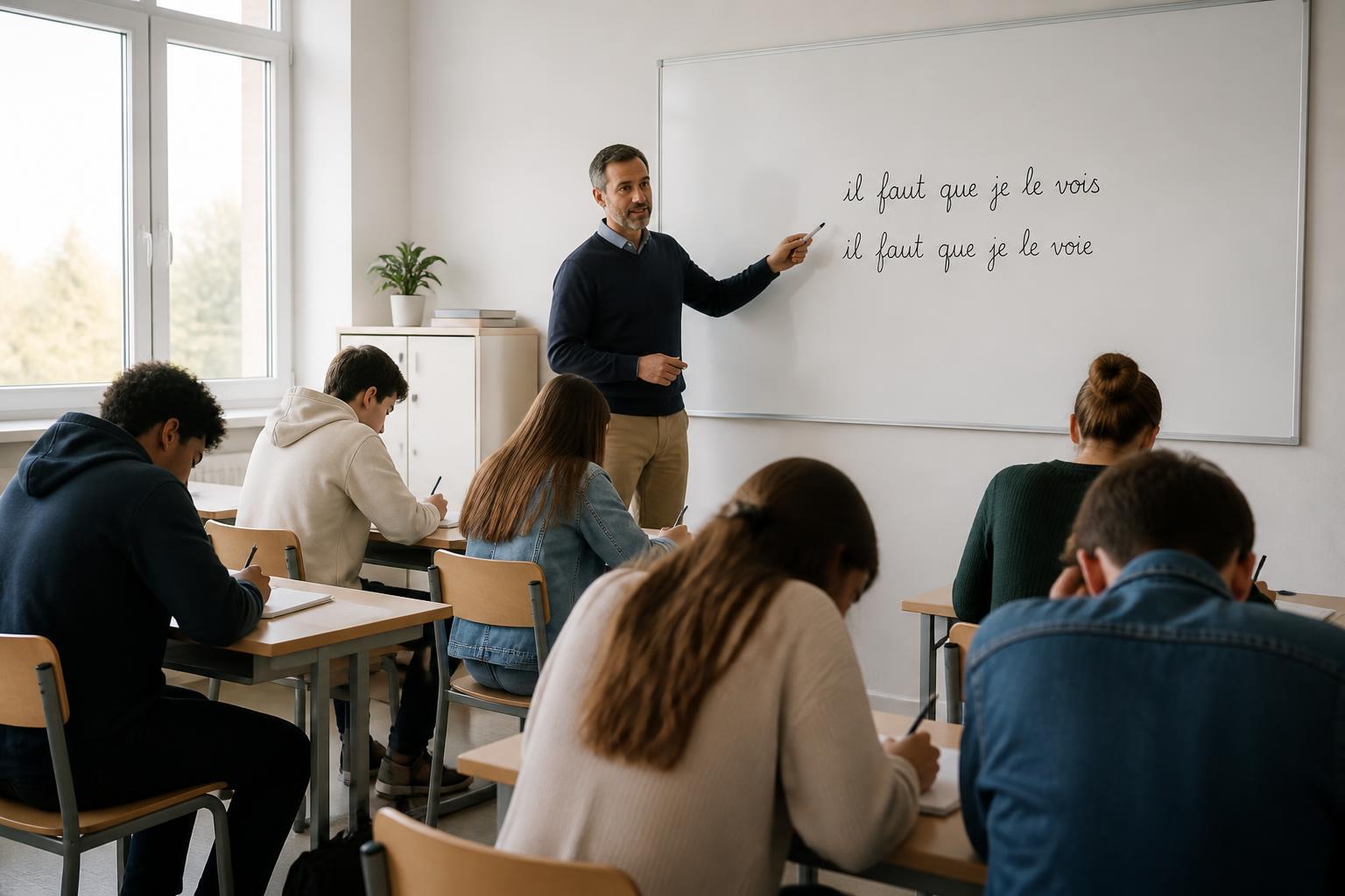 découvrez quand utiliser 'il faut que je le vois' ou 'voie' avec des explications claires sur la conjugaison du subjonctif en français.