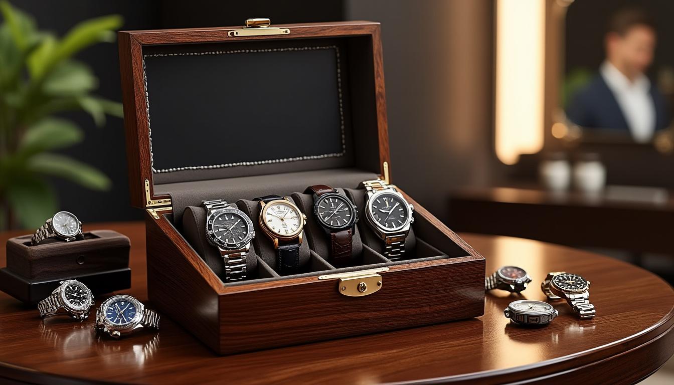 découvrez comment une boîte de rangement pour montre en bois pour homme peut prolonger la durée de vie de vos précieuses montres. protégez-les de la poussière, des chocs et de l'humidité tout en ajoutant une touche d'élégance à votre collection.