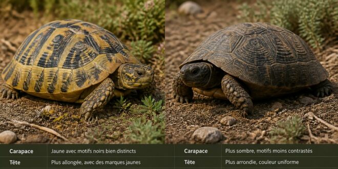découvrez les principales différences entre la tortue hermann et la tortue boettgeri dans ce guide complet, idéal pour les propriétaires de reptiles souhaitant mieux connaître et soigner leurs animaux.