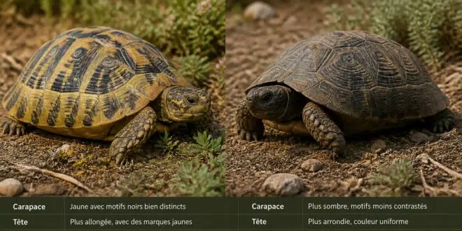 découvrez les principales différences entre la tortue hermann et la tortue boettgeri dans ce guide complet, idéal pour les propriétaires de reptiles souhaitant mieux connaître et soigner leurs animaux.