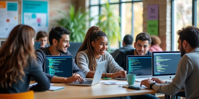 découvrez notre formation développeur web au maroc, conçue pour préparer les étudiants aux exigences du marché du travail. acquérez des compétences techniques et pratiques indispensables pour réussir dans le secteur dynamique du développement web.
