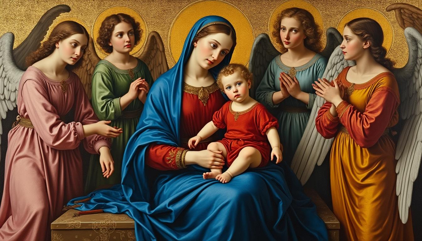découvrez la richesse symbolique de 'la madone du magnificat', une œuvre emblématique de l'art religieux. plongez dans son histoire, son iconographie et son influence sur la spiritualité à travers les âges.
