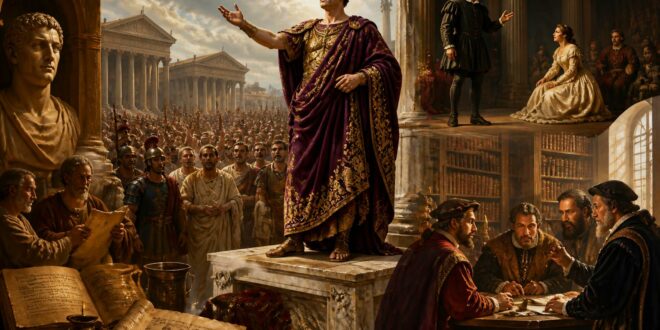 découvrez l'évolution et la signification de l'expression « ave césar » à travers les âges et son impact dans les œuvres littéraires majeures.
