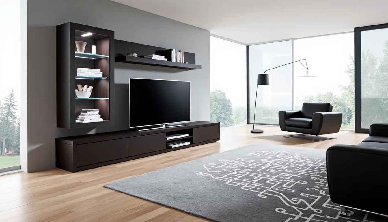 découvrez le meuble tv forum 9837patv en chêne dakota, alliant durabilité et esthétisme. transformez votre intérieur avec ce meuble élégant qui s'adapte à tous les styles de décoration, tout en offrant une robustesse à toute épreuve.