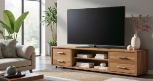 découvrez le meuble tv forum 9837patv en chêne dakota, alliant durabilité et esthétique. cet élégant meuble apportera une touche moderne à votre intérieur tout en offrant un espace de rangement optimisé pour vos appareils électroniques. parfait pour sublimer votre salon !