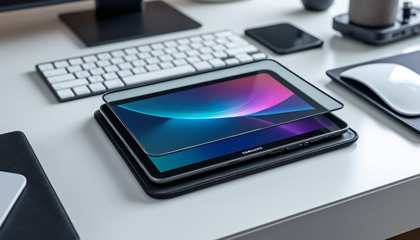 découvrez les accessoires indispensables pour optimiser l’utilisation de votre tablette samsung grand écran : protection, confort et performance assurés.