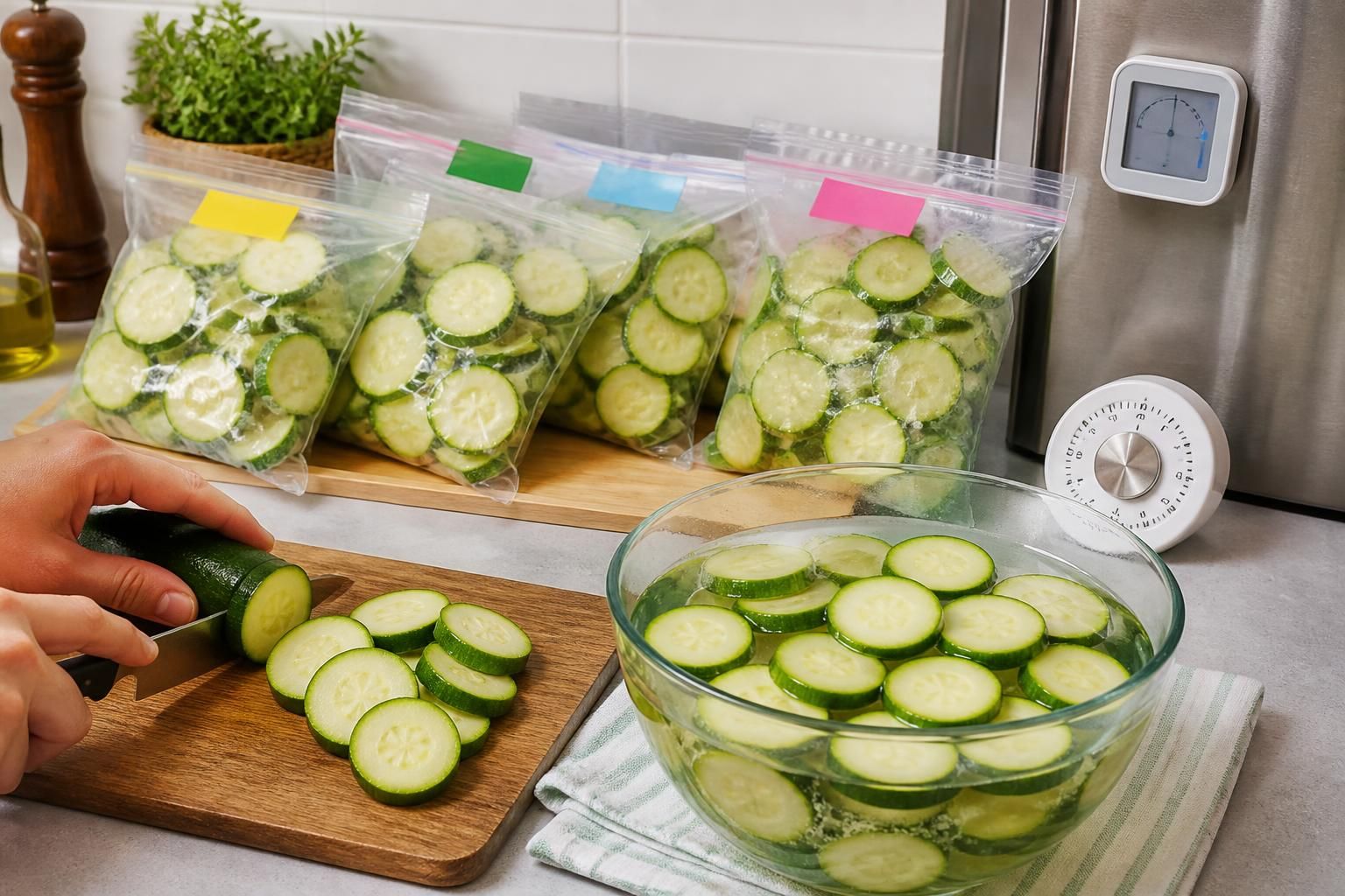 découvrez nos astuces infaillibles pour réussir la congélation des courgettes et conserver toute leur saveur et fraîcheur toute l'année.