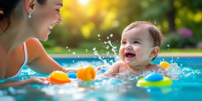 découvrez comment les cours de natation pour bébé favorisent le développement physique et moteur des tout-petits, tout en renforçant leur confiance et leur sécurité dans l'eau.