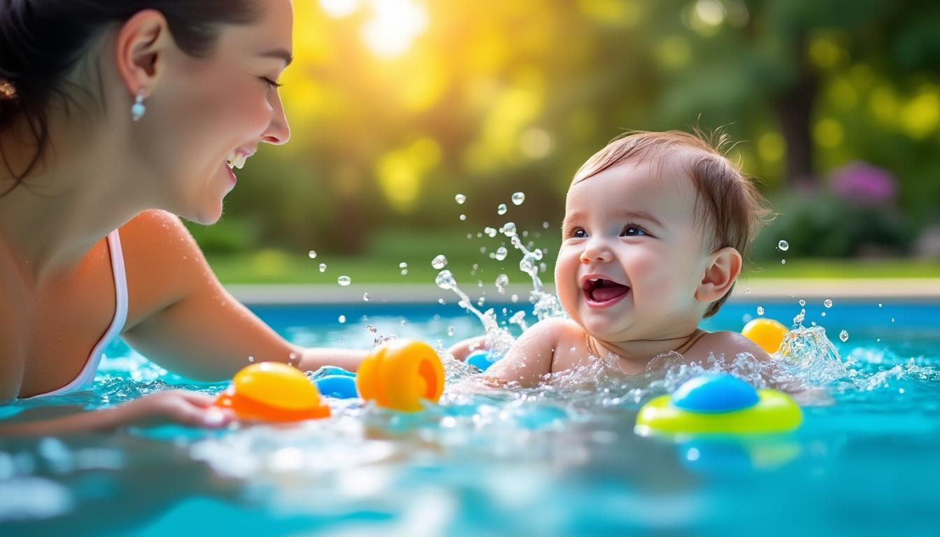 découvrez comment les cours de natation pour bébé favorisent le développement physique et moteur des tout-petits, tout en renforçant leur confiance et leur sécurité dans l'eau.