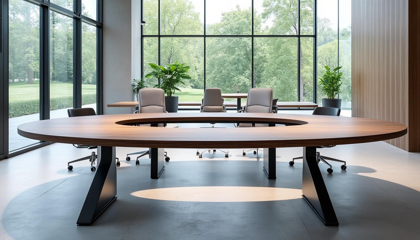 découvrez notre sélection des meilleures tables de réunion professionnelle, idéales pour organiser des séminaires réussis et favoriser la collaboration efficace.