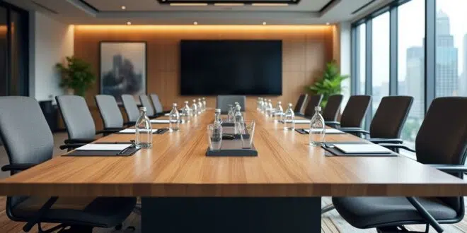 découvrez notre sélection des meilleures tables de réunion professionnelle, idéales pour garantir le succès de vos séminaires et collaborations en entreprise.