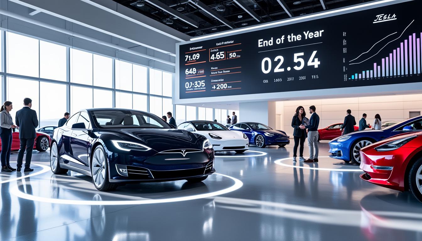 découvrez les dernières prévisions concernant le nombre de voitures tesla vendues d'ici la fin de l'année. analyse des tendances du marché, des performances de la marque et des facteurs influençant la demande. restez informé sur l'avenir de l'innovation automobile.