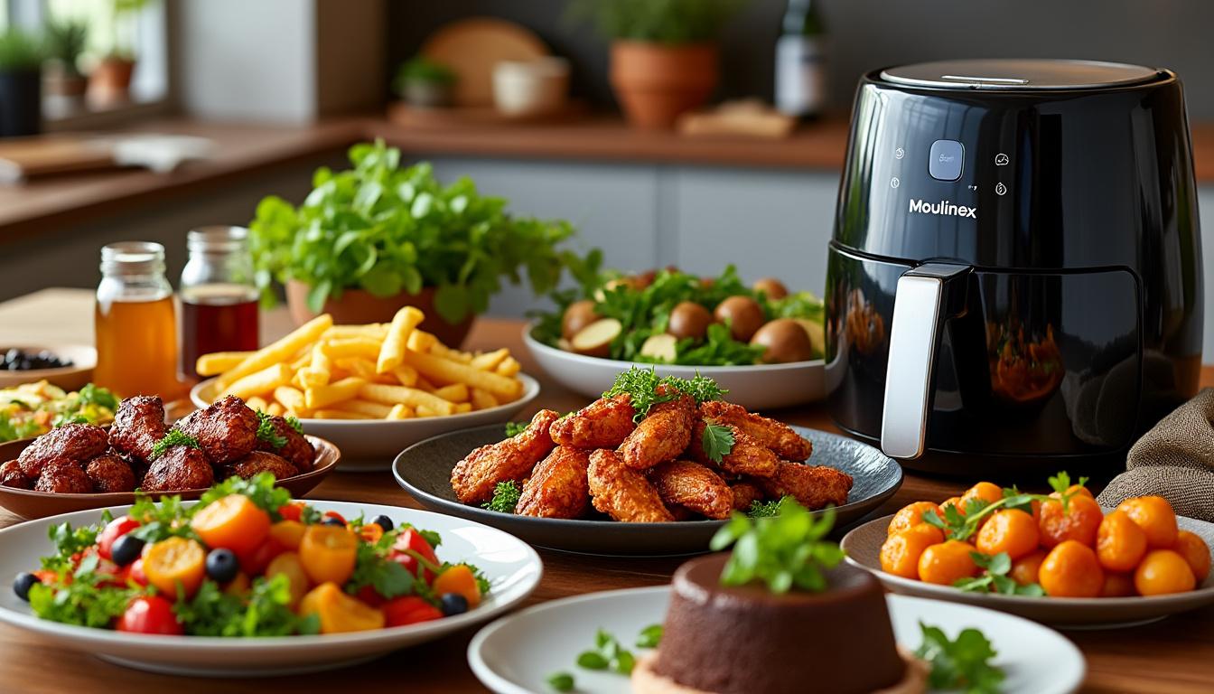 découvrez les recettes incontournables des chefs pour votre air fryer moulinex. éblouissez vos proches avec des plats savoureux et faciles à réaliser. plongez dans l'univers de la cuisine saine et rapide avec nos astuces et secrets qui transformeront votre expérience culinaire.