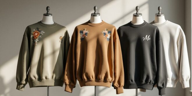 découvrez les tendances actuelles des sweats avec broderie personnalisée de logo, alliant style unique et qualité exceptionnelle pour un look moderne et personnalisé.