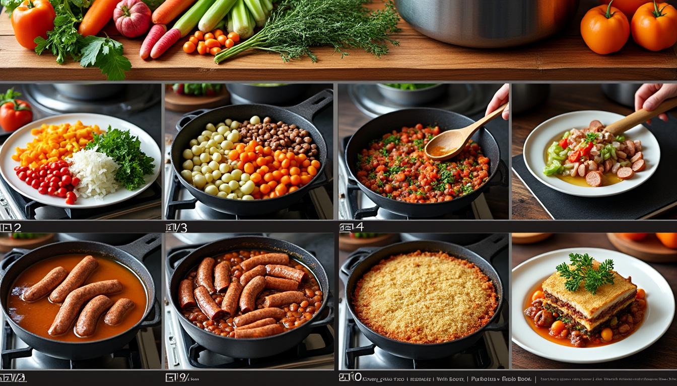 découvrez comment préparer facilement un délicieux cassoulet grâce à la recette simple de carnet de julie. suivez nos 10 étapes claires pour maîtriser ce plat traditionnel et régaler vos invités !