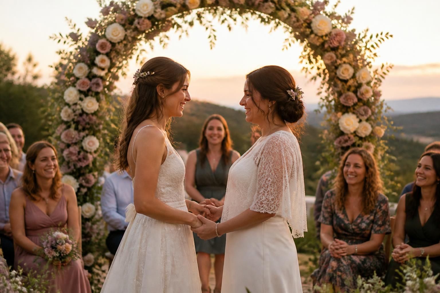 découvrez nos conseils pour organiser un mariage lesbien authentique et plein d'amour, avec une cérémonie sincère qui célèbre votre union unique.