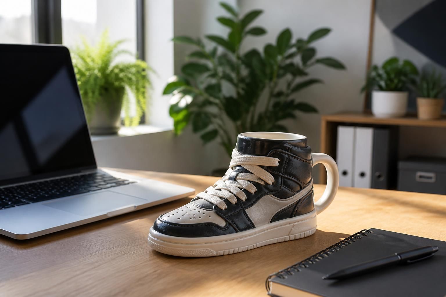 découvrez le mug sneakers, l'accessoire déco incontournable pour apporter style et originalité à votre bureau au quotidien.