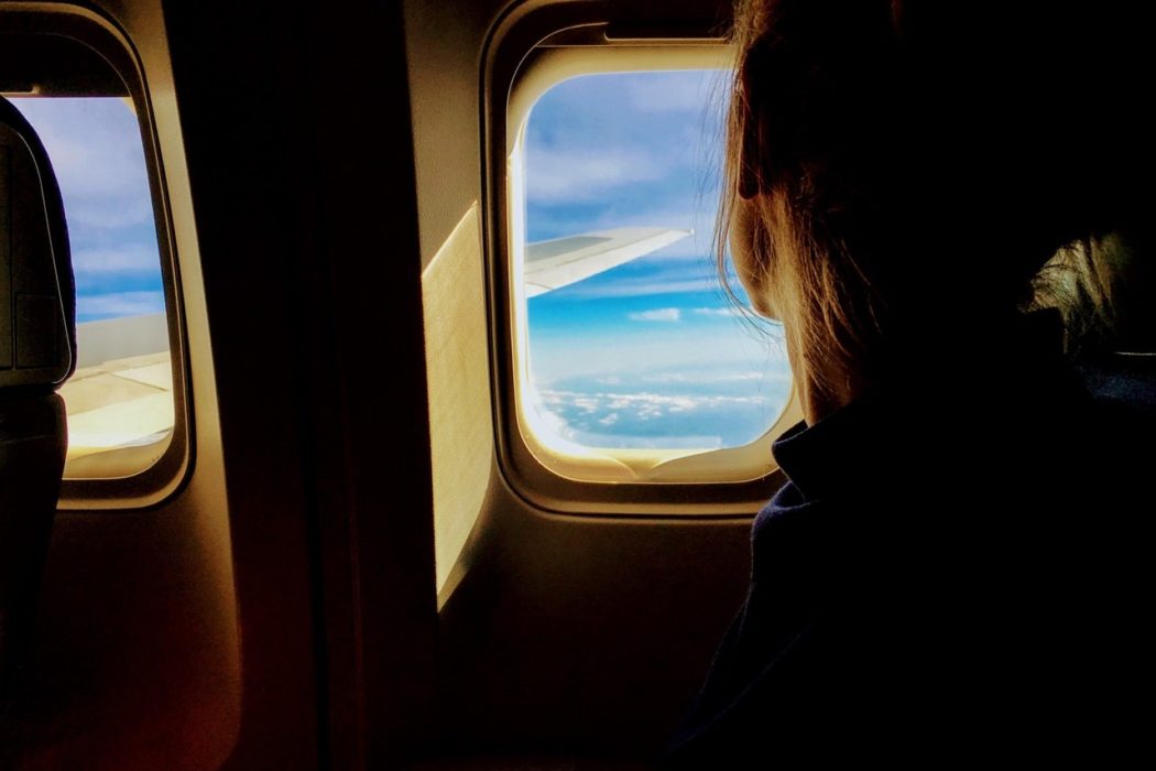 Passager avion long courrier