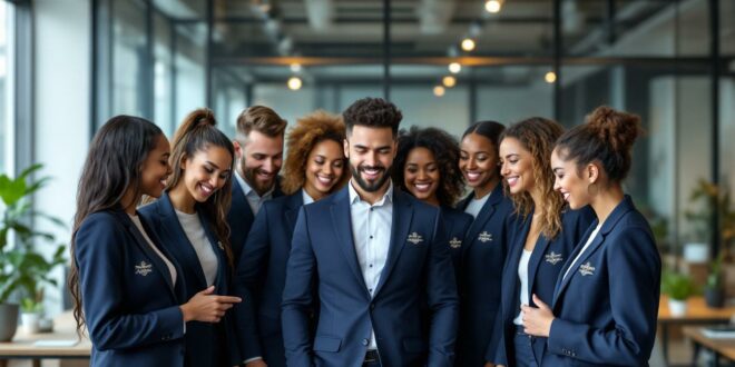 découvrez les avantages d'un blouson personnalisé avec logo brodé pour vos employés, alliant visibilité, fidélisation et image professionnelle renforcée.