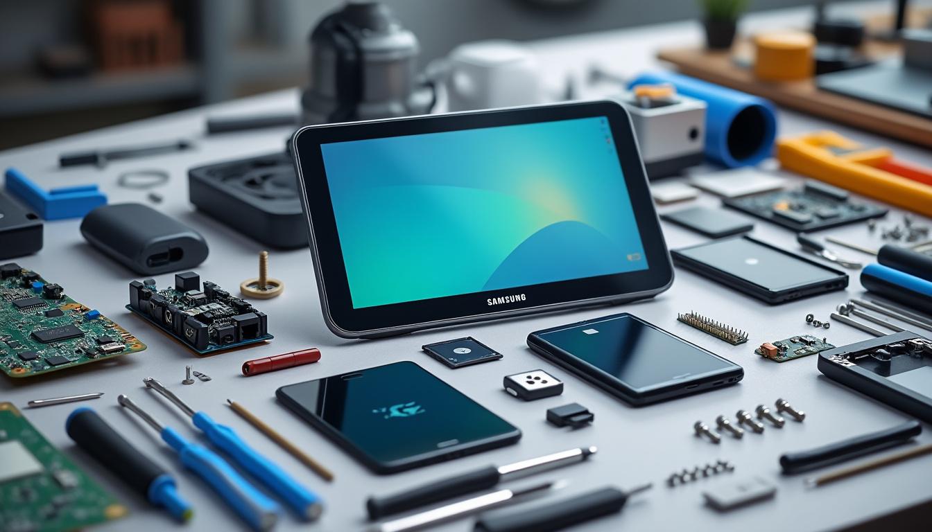 découvrez notre guide complet sur la réparation de votre tablette samsung. apprenez quelles sont les pièces détachées essentielles pour redonner vie à votre appareil. profitez de conseils d'experts et de recommandations pour un dépannage efficace et durable.