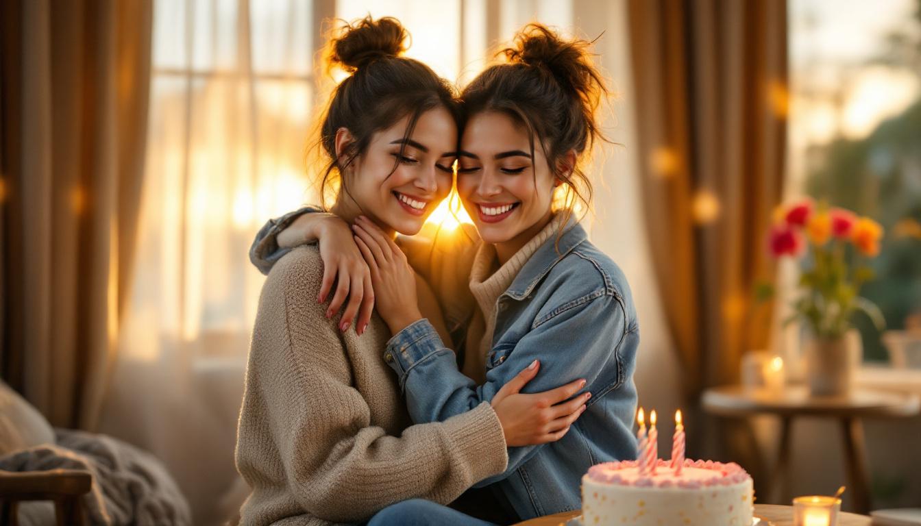 découvrez des textes d'anniversaire touchants pour votre meilleure amie et exprimez toute votre affection avec des messages sincères et émouvants.