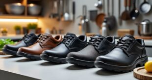 découvrez notre sélection des 10 meilleures chaussures de sécurité pour cuisine alliant confort et style, idéales pour les chefs professionnels. assurez votre sécurité en milieu de travail tout en restant à l'aise toute la journée grâce à notre guide complet.