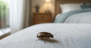 découvrez comment identifier et éliminer le petit insecte marron à carapace dure dans votre chambre, avec des conseils pratiques pour protéger votre maison efficacement.