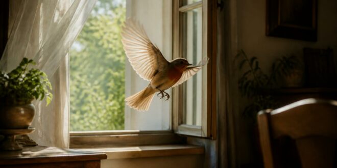 découvrez la signification et les interprétations mystérieuses lorsqu'un oiseau entre dans votre maison, un phénomène porteur de messages symboliques et spirituels.