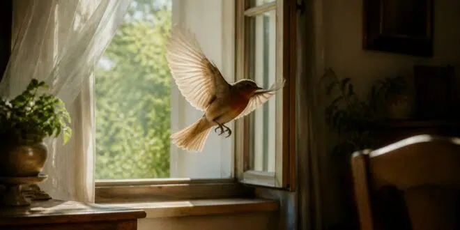 découvrez la signification et les interprétations mystérieuses lorsqu'un oiseau entre dans votre maison, un phénomène porteur de messages symboliques et spirituels.