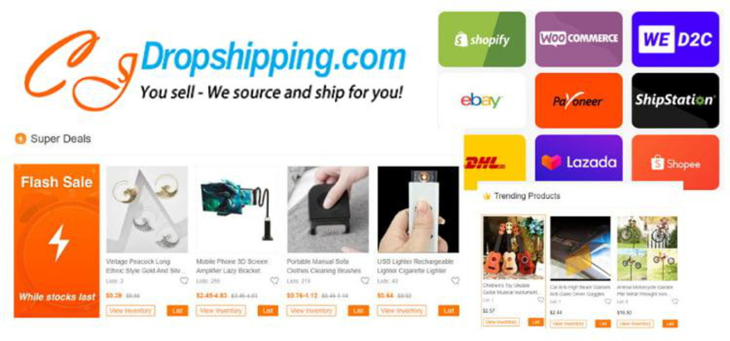 application de dropshipping