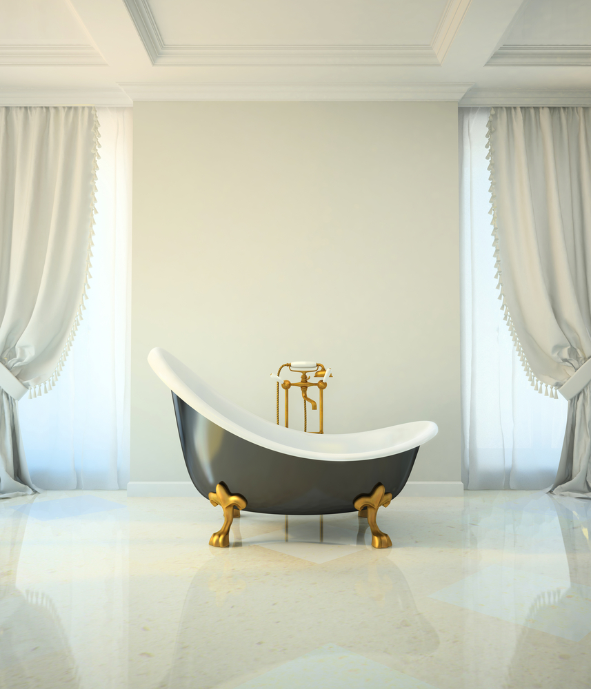 baignoire au style classique