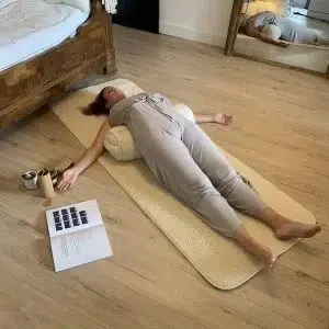 bolster de yoga