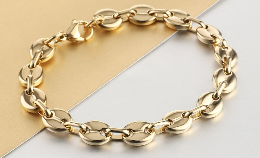 Chaine et bracelets graine de café pour des bijoux originaux