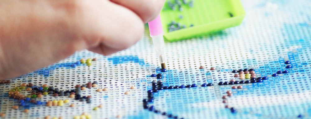 broderie au diamant