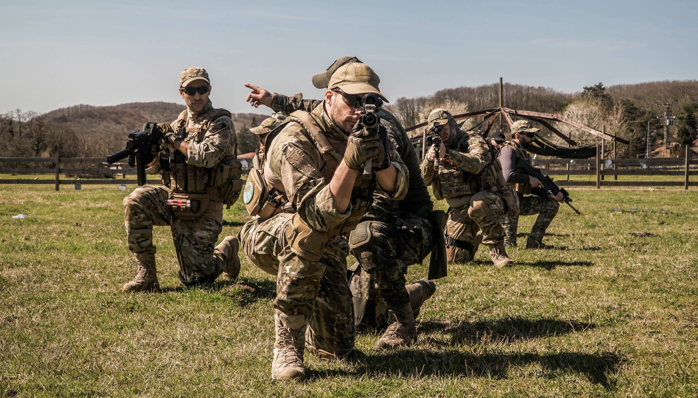 Joueurs d'airsoft