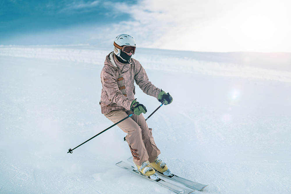 casque au ski