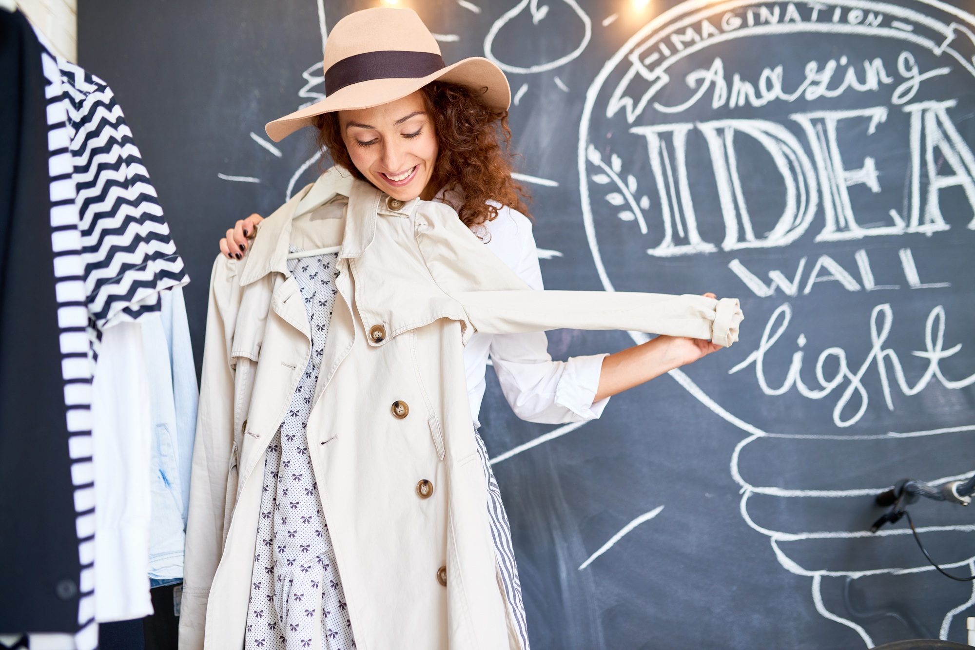 Fashionista Choosing Clothes
