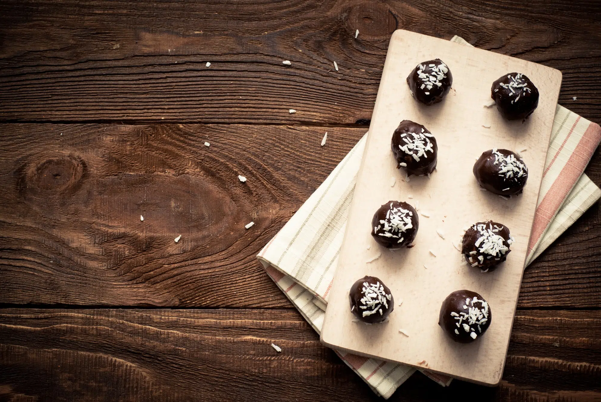 Homemade sweets with chocolat
