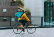 livreur à vélo