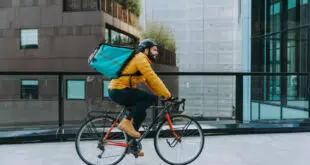 livreur à vélo