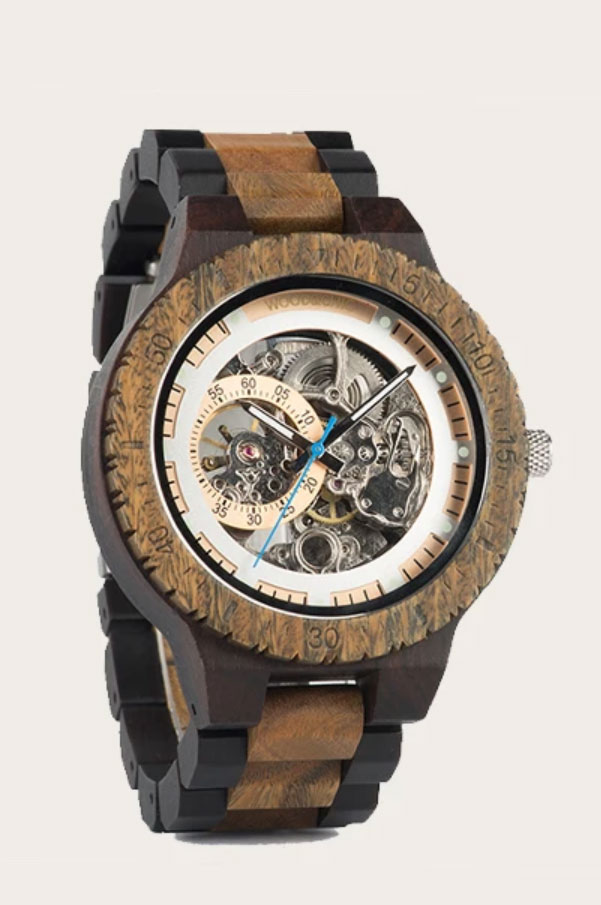 montre en bois