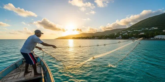 pêcheur guadeloupéen