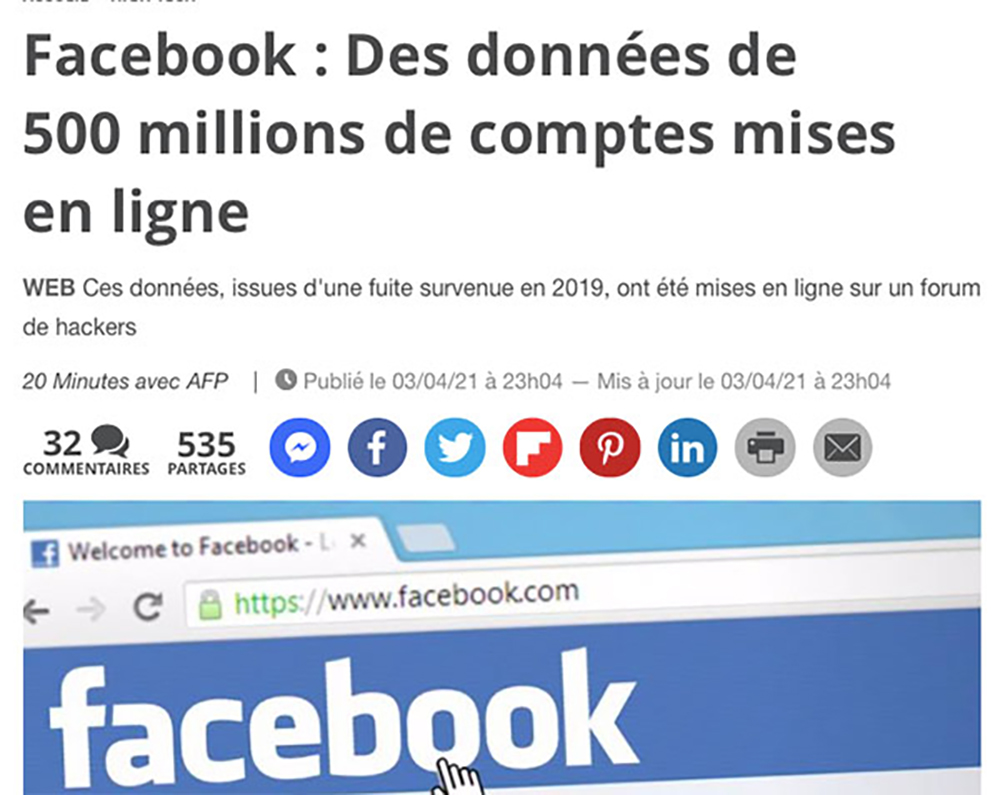 piratage facebook 2021