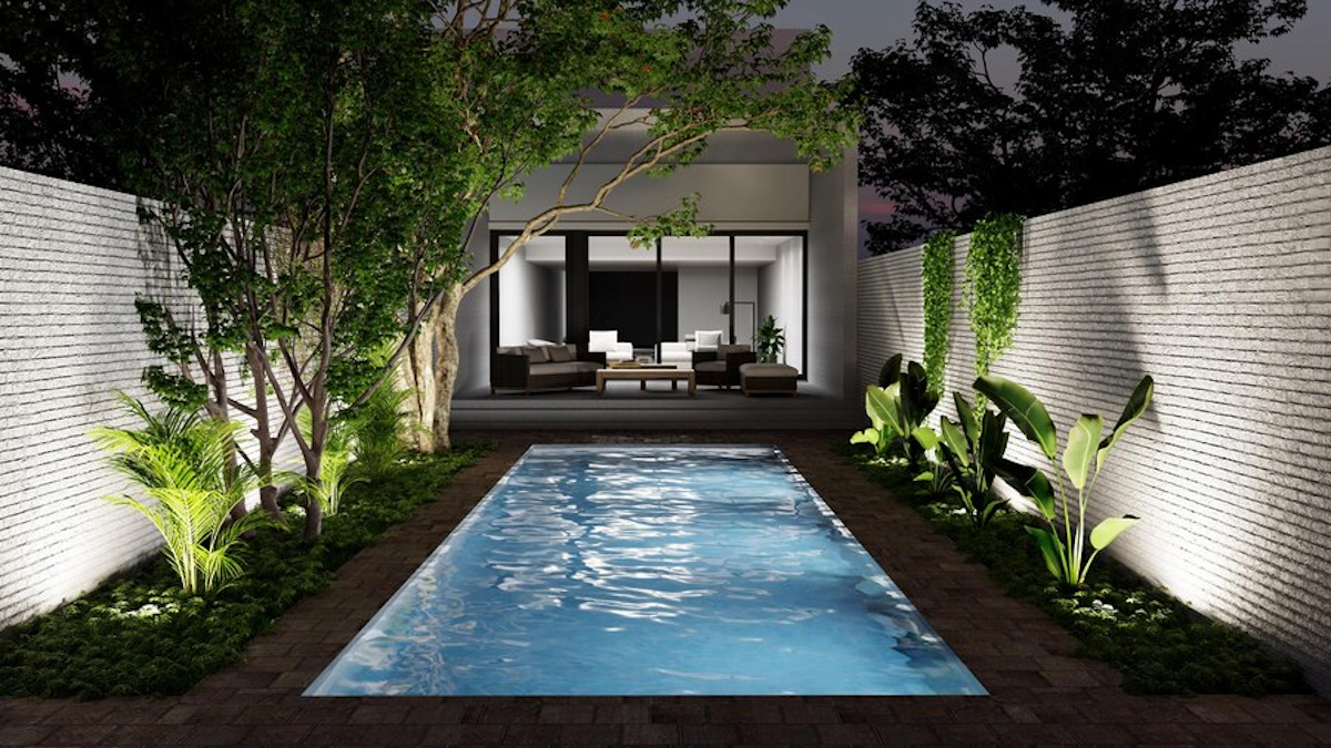 piscine coque polyester