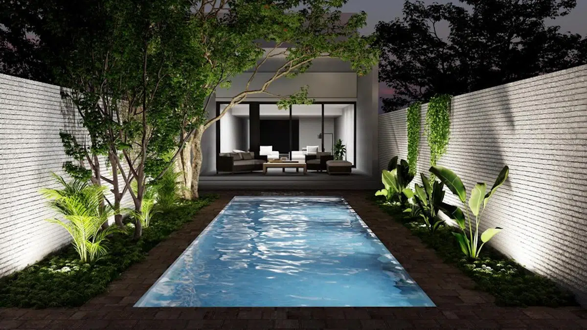 piscine coque polyester
